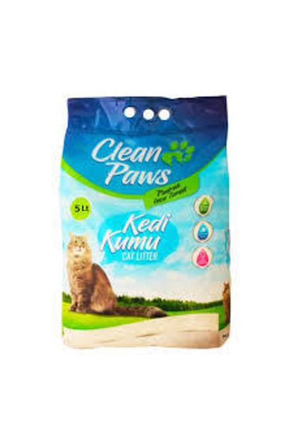 Sanicat Clean Paws 5l Pudra Kokulu Ince Taneli Kedi Kumu Trendyol