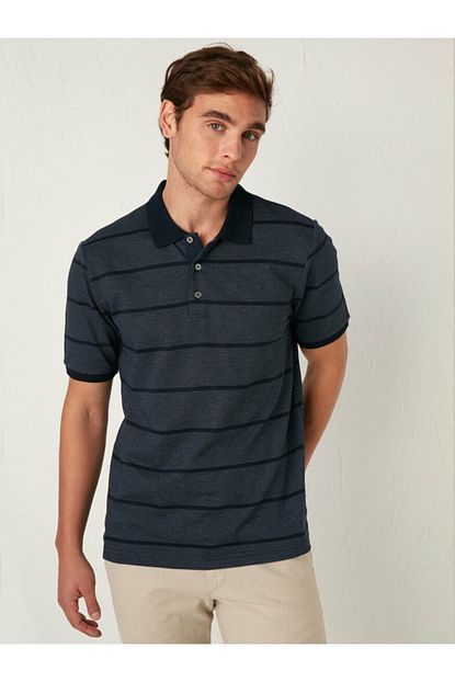 Lc Waikiki Erkek Lacivert Polo Yaka T Shirt Trendyol