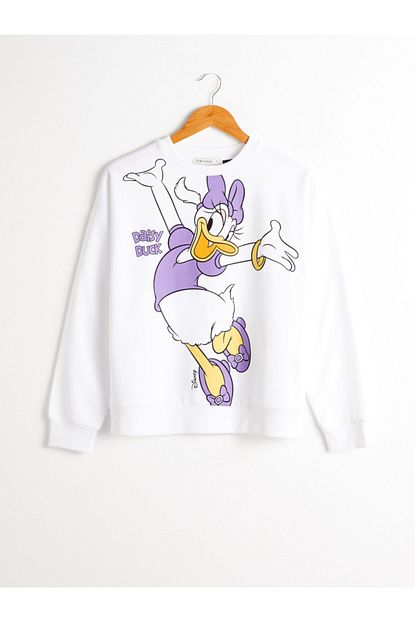 lc waikiki daisy duck kadin optik beyaz