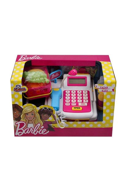 Parstek Kutulu Barbie Aksesuarli Market Kasasi Hesap Makinali Trendyol