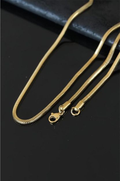Goldest Accessories Gold Renkli Celik Erkek Zincir Kolye Trendyol