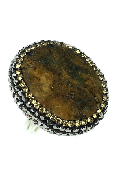 Ottoman Jewelry Turuncu Disli Krizo El Yapimi 925 Ayar Gumus Yuzuk Trendyol