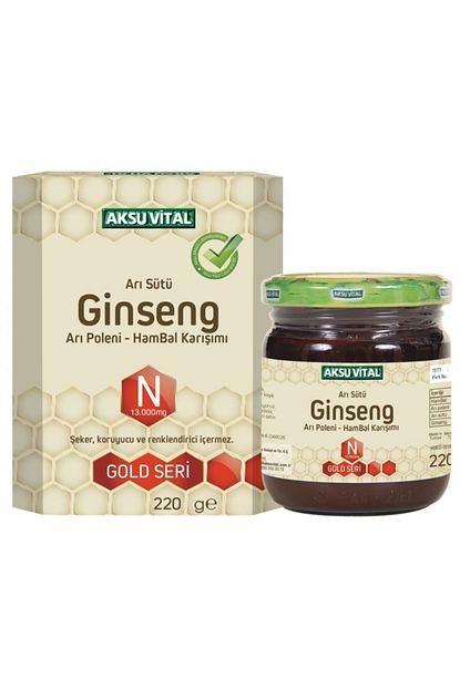 Aksu Vital Sepetse Ari Sutu Ginseng Ari Poleni Ham Bal Karisimi 13000mg 220g Trendyol