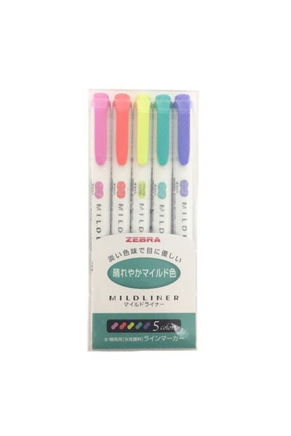 Zebra Mildliner Fosforlu Kalem Seti 5c Hc Trendyol