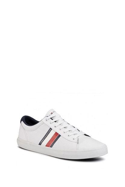 Tommy Hilfiger Erkek Beyaz Sneaker Fm0fm02685 Trendyol