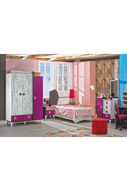 Kaykolsan Home Karyola Dolap Sifonyer Cocuk Odasi Takimi Z Kristal02 Trendyol