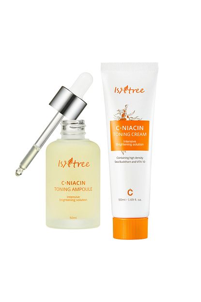 Isntree C Niacin Renk Esitleyici Bakim Seti C Niacin Toning Ampoule C Niacin Toning Cream Trendyol