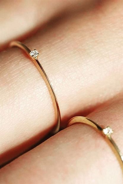 Cem Aykan Kuyumculuk Minimal Tek Evlilik Teklif Yuzugu Tektas Ak0155 Trendyol