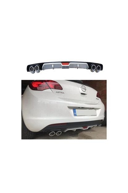 Machaotoaksesuar Opel Astra J Hb Difuzor Arka Tampon Eki 4 Egzoz Cikisli Trendyol
