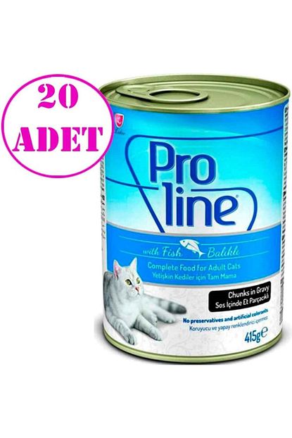 Pro Line Proline Balikli Yetiskin Kedi Konservesi 415gr 20 Ad Trendyol