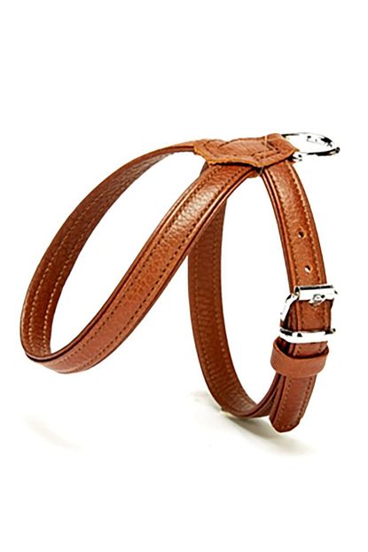 Petzanya Doggie Flotter Gercek Deriden El Yapimi Kucuk Irk Kopek Gogus Tasmasi S 1 5x30 35cm Brown Trendyol