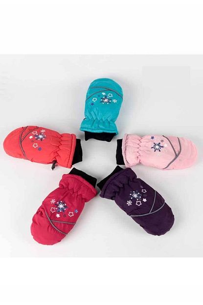 Fonem Cocuk Kar Eldiveni Kiz Cocuk Kayak Eldiveni B 814 Turuncu 4 10 Yas Trendyol