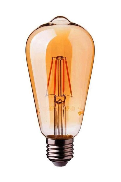 heka st64 filament edison tip rustik ampul 8 watt led ampul sari isik 2700k fiyati yorumlari trendyol