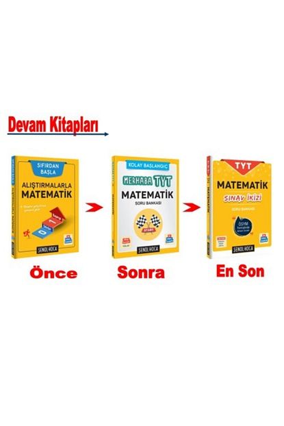 Senol Hoca Yayinlari Devam Kitaplari Alistirmalarla Matematik Merhaba Tyt Temel Matematik Tyt Matematik Sinav Ikizi Trendyol