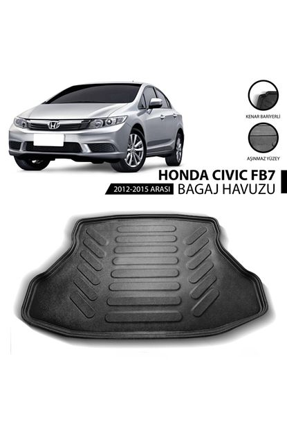 Cobanoglu Honda Civic 2012 2015 Arasi 3d Bagaj Havuzu Trendyol