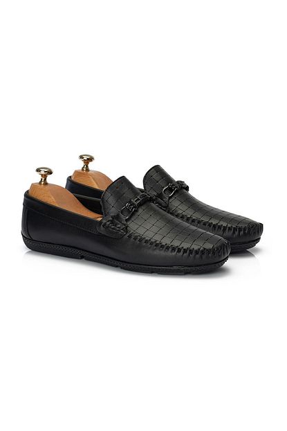 Muggo Erkek Siyah Loafer Ayakkabi Trendyol