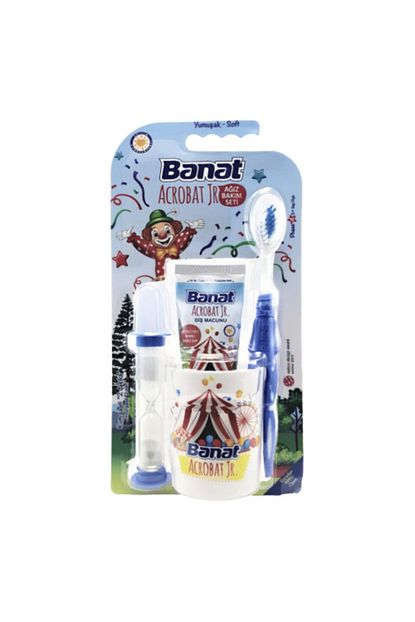 Banat Acrobat Jr Agiz Bakim Seti Dis Fircasi Dis Macunu Trendyol