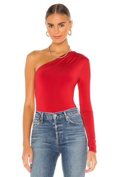 By Kul Design Kadin Kirmizi Bodysuit Trendyol