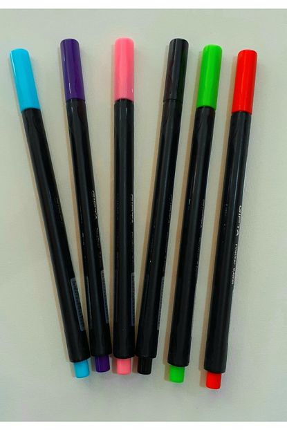 Gipta Fineliner 0 4 Mm Renkli Kalem 6 Adet Trendyol