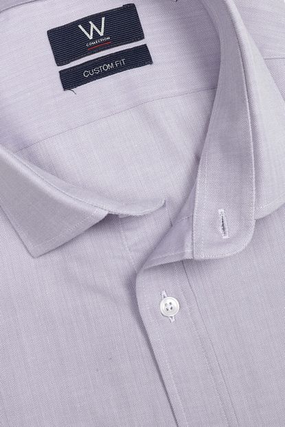 W Collection Erkek Lila Gomlek V26 43 Trendyol