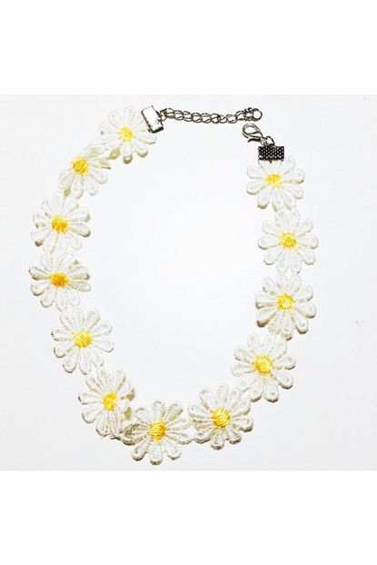 kadin papatya tasma choker