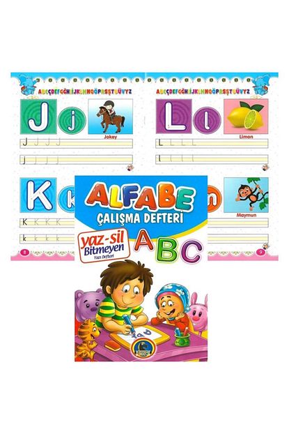 karatay cocuk yaz sil alfabe bitmeyen