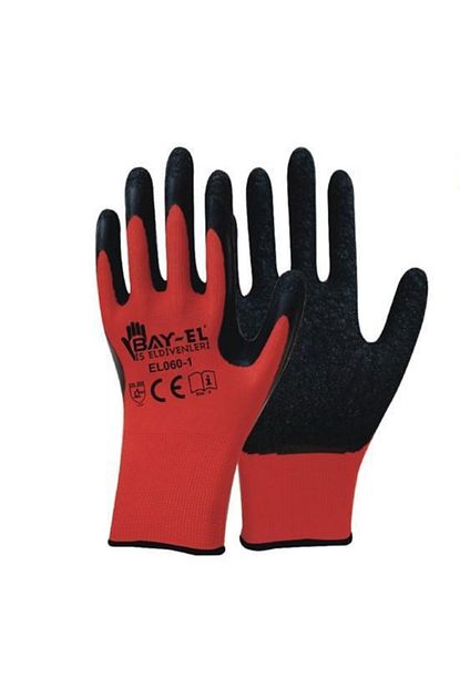 Bay El 12 Adet Nitril Eldiven Latex Kapli Is Eldiveni El060 Trendyol