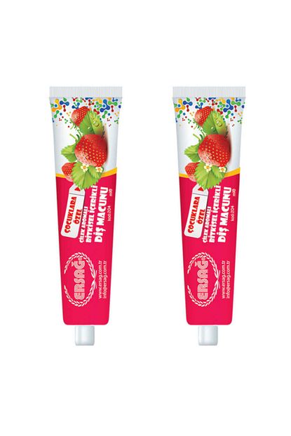 Ersag Cilekli Dis Macunu Cocuklara Ozel 75 Ml 2 Adet Trendyol