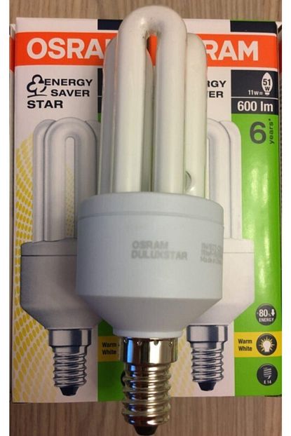 Osram 11 Watt Tasarruflu Avize Ampulu E 14 Ince Duyu 2500k Sari Trendyol
