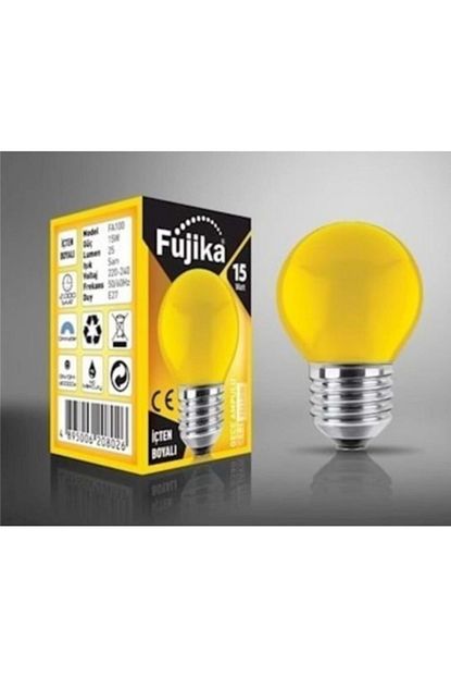 Fujika 15 Watt Renkli Gece Lambasi Ampulu Sari Renk Trendyol