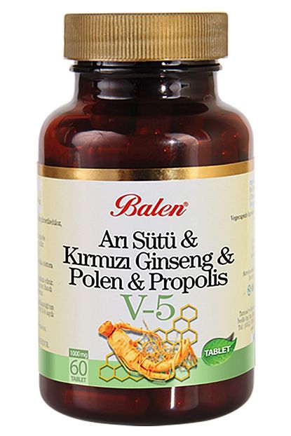 Balen V5 Ari Sutu Kirmizi Ginseng Polen Propolis Tablet Trendyol