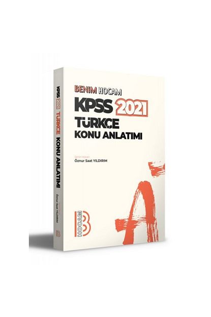 Benim Hocam Yayinlari 2021 Kpss Turkce Konu Anlatimli Kitap Oznur Saat Yildirim Trendyol