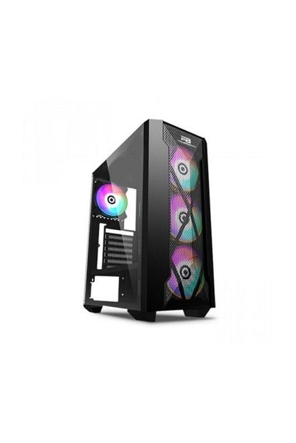 Power Boost Powerboost Mid Tower 500w Gaming Vk P1900b Atx Pc Kasasi Temperli Cam Siyah 4x 12cm Rgb Fan Trendyol