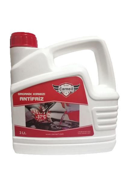 Carneil Otomobil 37 Kadar Donmaz Kopurmez Aracinizi Korur Kisa Hazirlik Organik 3 Litre Kirmizi Antifriz Trendyol