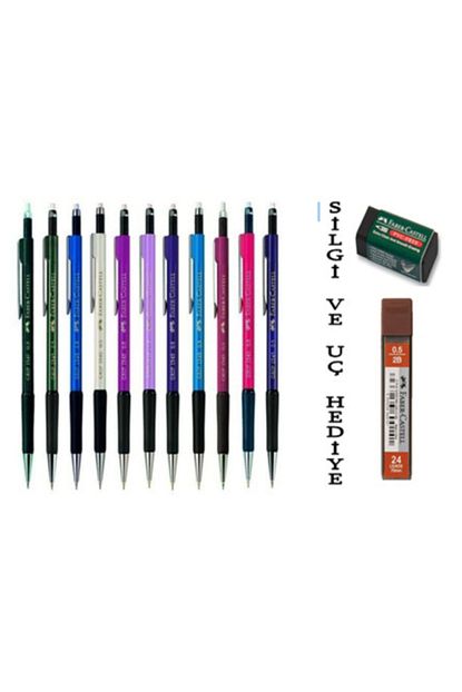 l grip 0 5 mm versatil uclu kalem silgi ve uc hediyeli