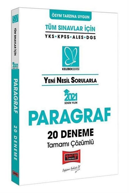 Yargi Yayinevi 2021 Tum Sinavlar Icin Paragraf Tamami Cozumlu 20 Deneme Trendyol