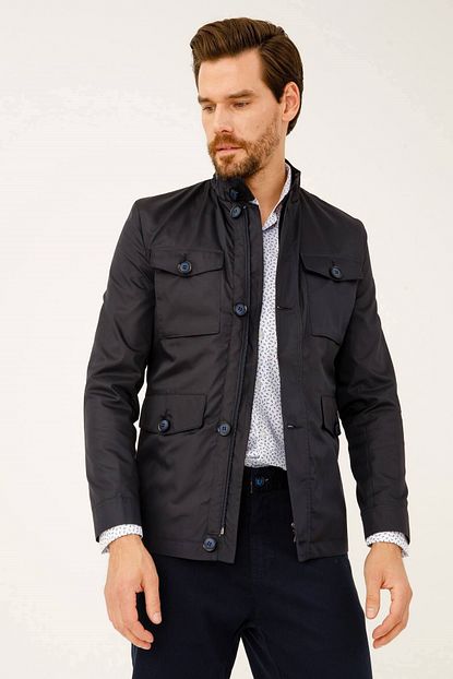 Igs Erkek Lacivert Modern Fit Baharlik Mont Trendyol