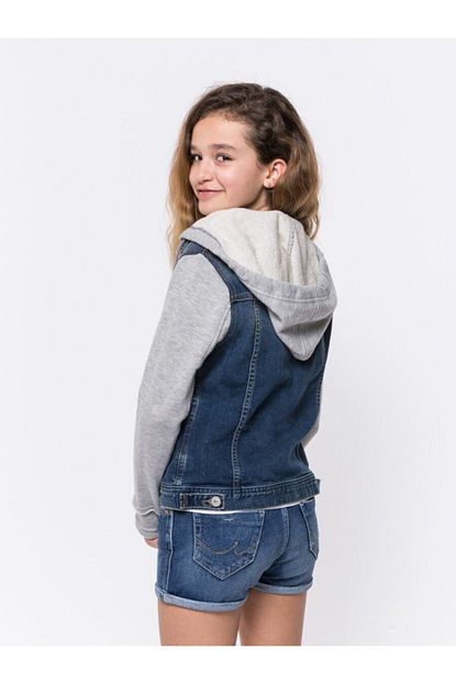 Ltb Kiz Cocuk Gri Jeans Ceket Trendyol