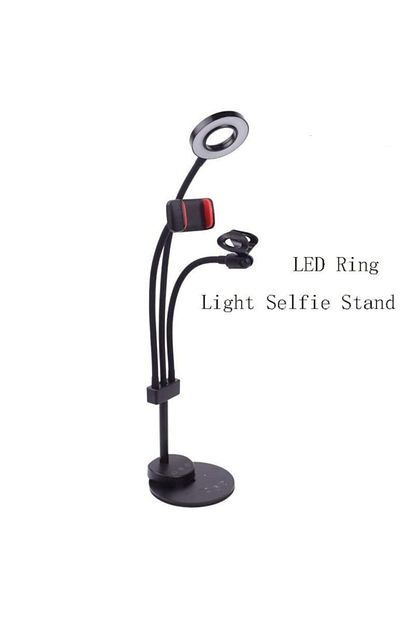 dymax makyaj toutube tiktok video cep telefonu tutucu led masa lambasi selfie ring light led surekli isik fiyati yorumlari trendyol