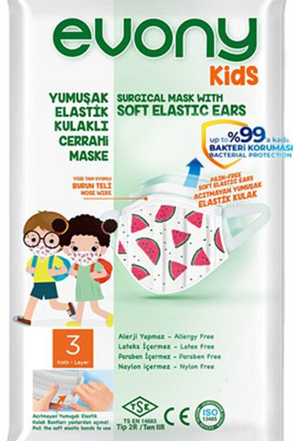 Evony Kids Cocuk Maskesi 10 Lu Fiyati Yorumlari Trendyol