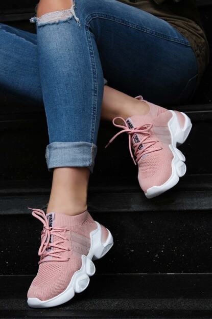 Fast Step Kadin Pudra Sneaker Ayakkabi 928za101 Trendyol