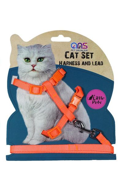 Ans Kedi Gogus Bel Tasmasi Dokuma Turuncu Trendyol