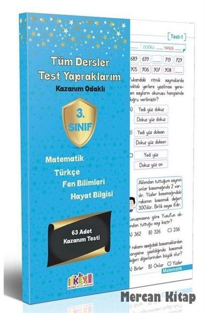 Kaliteli Egitim Yayinlari 3 Sinif Tum Dersler Test Yapraklarim Kazanim Odakli Trendyol