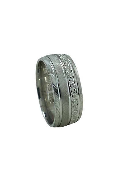 Silverella Gumus 925 Ayar 3mm Bombeli Sade Alyans Trendyol