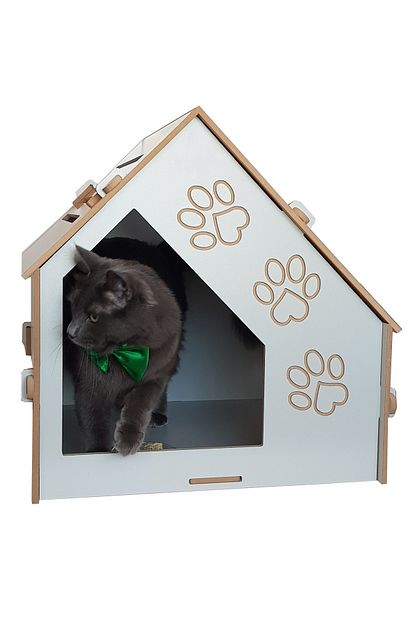 Bonny Nice Ic Mekan Ahsap Kedi Yuvasi Kedi Evi Kedi Kulubesi Trendyol