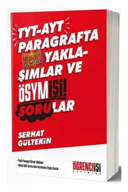 Ogrenci Isleri Yayinlari Ogrenci Isi Yayinlar 2021 Tyt Ayt Paragrafta Yeni Yaklasimlar Ve Trendyol