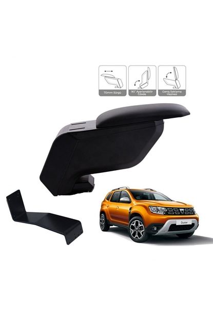 atakent hobi dacia duster 2010 2020 delmesiz celik ayakli siyah kolcak kol dayama fiyati yorumlari trendyol