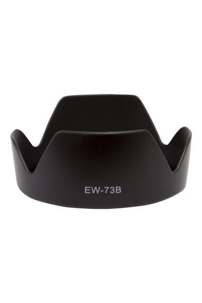 canon 17 85 ve 18 135 lens icin ew 73b parasoley lens hood guneslik