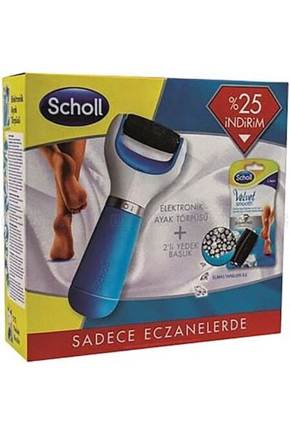 Scholl Velvet Ayak Torpusu Mavi Kit Velvet 2 Li Yedek Trendyol