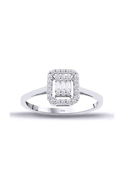 Amor Pirlanta Amor 0 21 Karat Baget Pirlanta Yuzuk E Si 18k Trendyol
